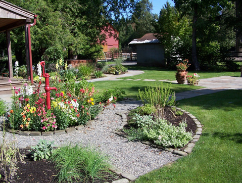 Seasonal gardens designed by Environmental Construction Inc. in Kirkland WA